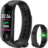 Caciula cu difuzoare si lanterna + Bratara Bluetooth M3 Fitness