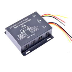 Convertor auto de tensiune  24V - 12V 10A