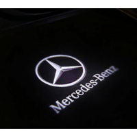 Set 2x Holograme Led cu Logo Mercedes Benz pentru portiere