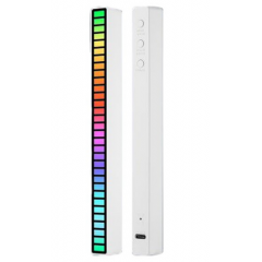 Dispozitiv muzical de luminare interschimbabil cu afișaj LED RGB