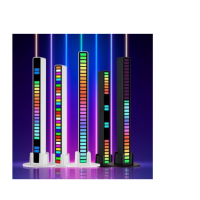 Dispozitiv muzical de luminare interschimbabil cu afișaj LED RGB