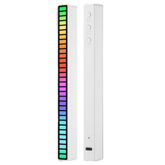 Set 2 x Dispozitiv muzical de luminare interschimbabil cu afișaj LED RGB