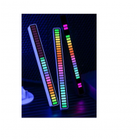 Set 2 x Dispozitiv muzical de luminare interschimbabil cu afișaj LED RGB