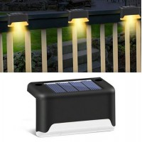 Set 8  lampi solare pentru trepte / balustrada, panou solar si senzor de lumina