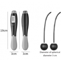 Coardă de sărit digitală, fără cablu, cu contor.