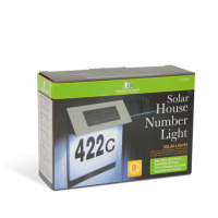 Numar de casa LED, incarcare solara B2B