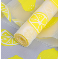 Folie din silicon pentru sertare, 45 x 200 cm, Lemons