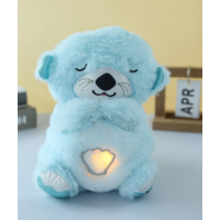 Ursulet care respira, jucarie din plus. Lampa de veghe cu sunete si vibratii