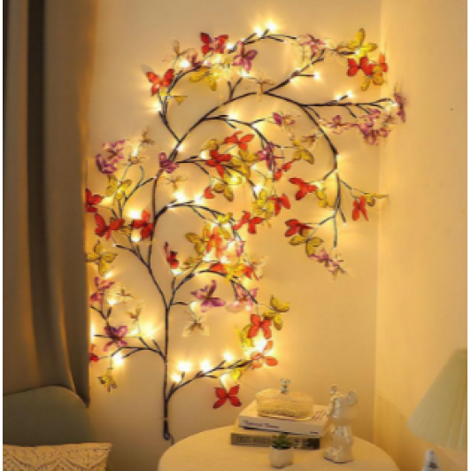Instalatie decorativa 72 LED, 1.6 Metri, Model 1