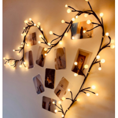 Instalatie decorativa 72 LED, 1.6 Metri, Model 4