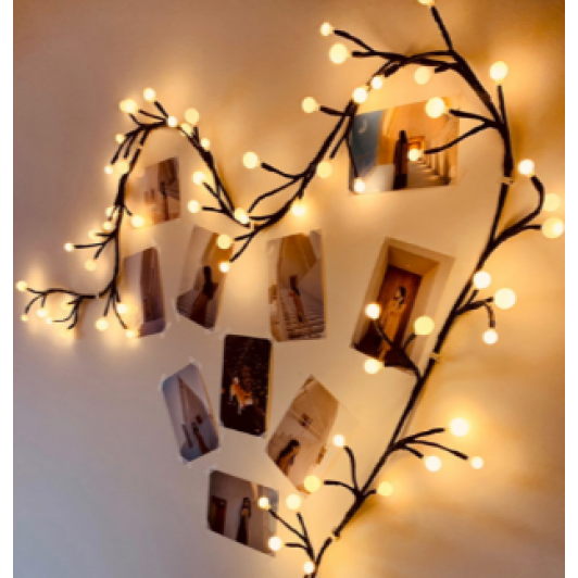 Instalatie decorativa 72 LED, 1.6 Metri, Model 4