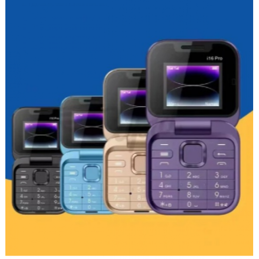 Telefon pliabil i16 Pro, Dual SIM, Camera, Bluetooth
