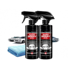 Set 2 x Spray Nano pentru masina cu acoperire rapida, 300 ml fiecare