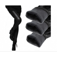 Colanti imblaniti cu buzunare, din imitatie de piele, marimi de la M - 4XL