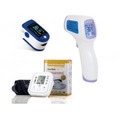 Tensiometru de brat + Termometru noncontact + Pulsoximetru