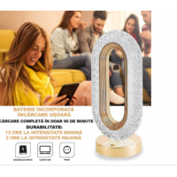 Set 2 x Lampa Diamond, Touch, USB, 3 moduri