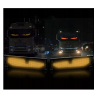 Banda LED RGB Devil Eye, Aplicatie, Telecomanda, Kit montaj inclus