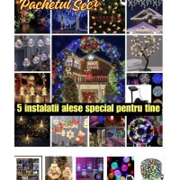 Secret Santa 5- Instalații Luminoase alese Special de Moș Crăciun pentru Tine