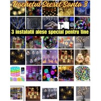 Secret Santa 3- Instalații Luminoase alese Special de Moș Crăciun pentru Tine