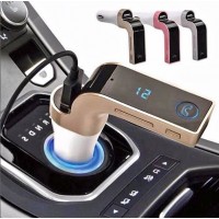 Car Kit Auto Bluetooth Wireless HandsFree Modulator FM cu Bluetooth USB SD MP3 AUTO