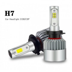Set 2 LED-uri Auto H7 72w8000 Lumeni 6500k S2