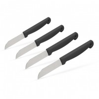 Set  de 4 cuțite de bucătărie - negru