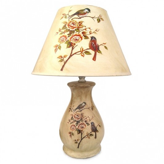 Veioza ceramica 36 cm - model pasari