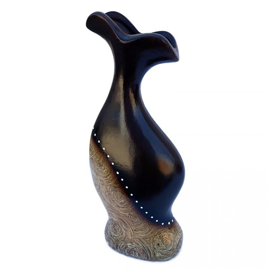 limbs Cut off Feat D'ecora - Vaza ceramica doua culori- model abstract - ELA41241