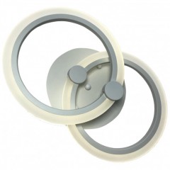 Plafoniera Led Circle design, doua cercuri, reglarea intensitatii luminii si a culorii