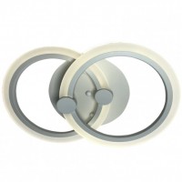 Plafoniera Led Circle design, doua cercuri, reglarea intensitatii luminii si a culorii