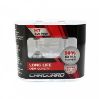 CARGUARD - Set de 2 becuri Halogen 24V - H7, 70W, +50% Intensitate - LONG LIFE