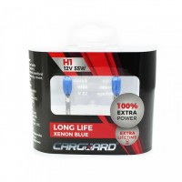 CARGUARD - Set de 2 becuri Halogen H3, 55W +50% Intensitate - LONG LIFE
