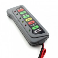 CARGUARD - Tester pentru baterie și alternator  12V – 24V  cu indicatori LED