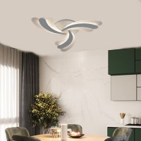 Lustra led cu telecomanda, design modern, lumina calda / neutra / rece si intensitate reglabila