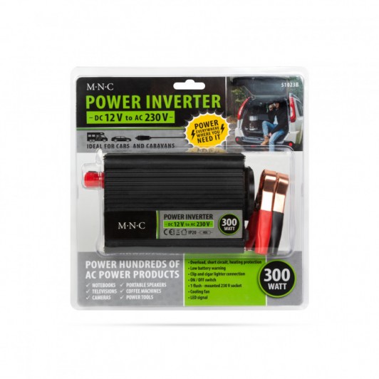 MNC - Invertor de tensiune 12 V230 V - 300W