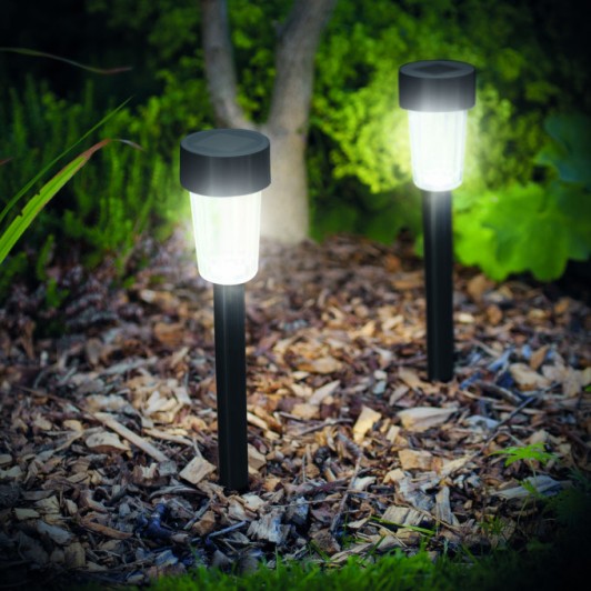 Garden of Eden - Lampă solară LED pentru exterior - 300 x 45 mm, Material plastic