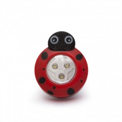 Lampă de veghe decorativă cu buton, model Buburuză - 20273A