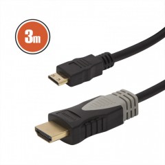 Cablu mini HDMI • 3 mcu conectoare placate cu aur - 20426