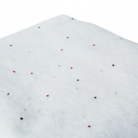 Pătură care imită zăpada - cu sclipici - 100 x 80 cm - 58694