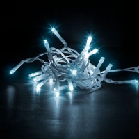 Perdea luminoasă LED - fulg de nea - 3 x 0,75 m - 224 LED-uri alb rece