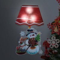 Autocolant cu lumini LED, de Crăciun - 17 x 28 cm