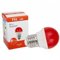 Bec Led Color FSL Mini G45 E27 2W, lumina colorata