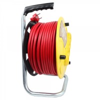 Prelungitor cablu electric cu tambur, 50 m, 3 x 2.5 mm