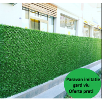 Paravan Imitatie Gard Viu, Inaltime 1 m x 10 m Lungime, gard viu artificial