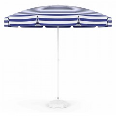 Umbrela soare albastru- alb 180x 120 cm,pentru plaja, gradina, terasa,  protectie UV, USAVP1
