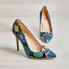Pantofi business dama Stiletto, multicolor, Bambi, K01596177007-01770