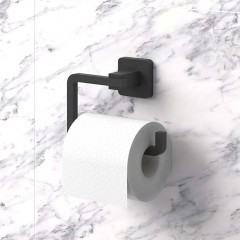Suport hartie de toaleta, 15 cm, negru mat, MG394B