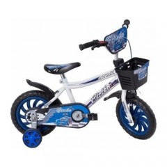 Bicicleta pentru copii cu roti ajutatoare Forza, 3 - 5ani, albastru