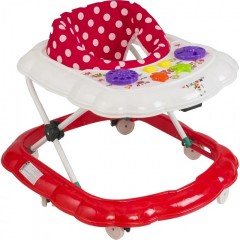 Premergator rotobil pentru bebelusi si copii, de culoare rosu, PPBR1