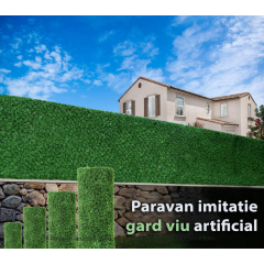 Paravan Imitatie Gard Viu, Inaltime 1.5 m x 10 m Lungime